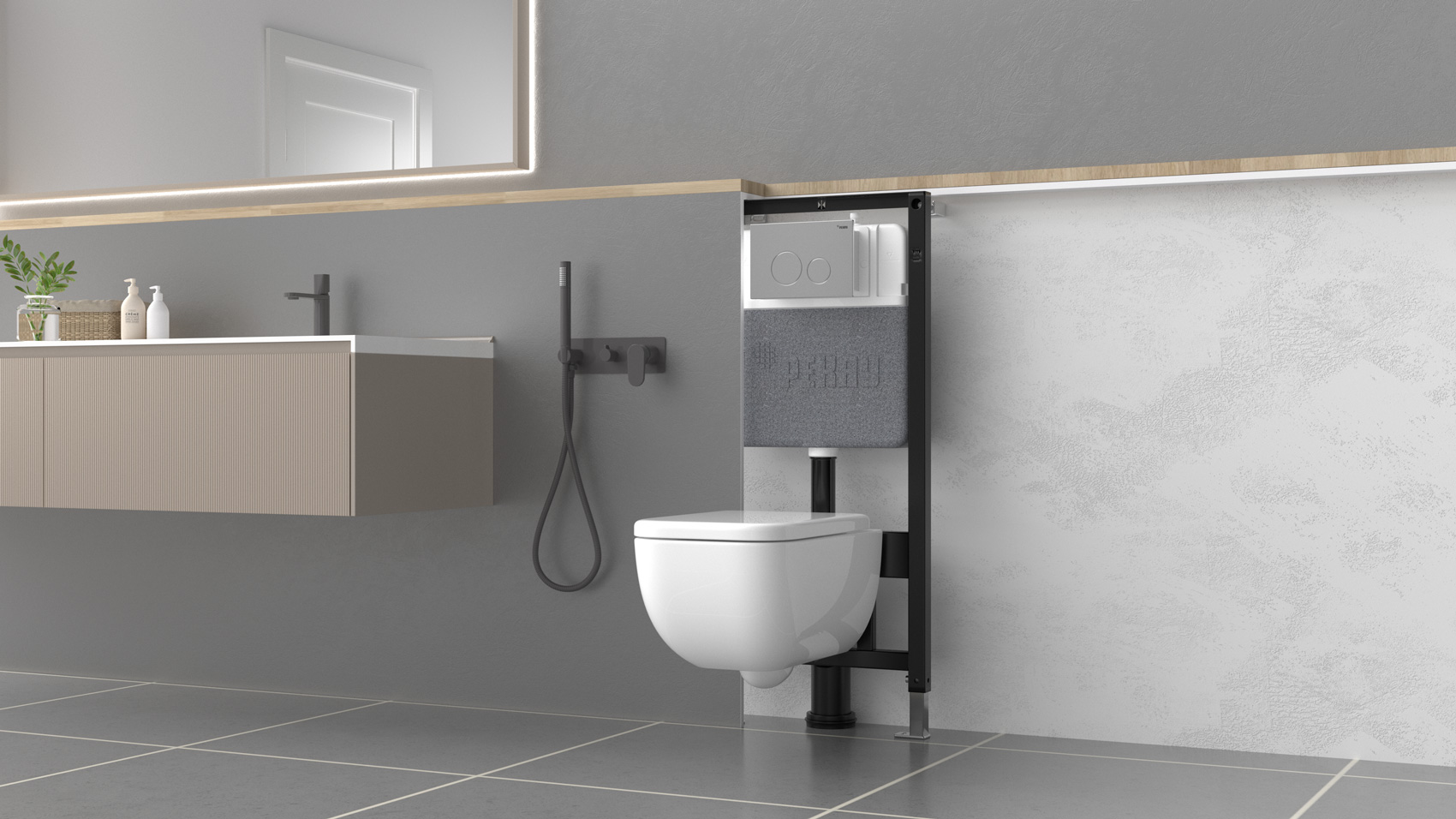 РЕХАУ выводит на рынок инсталляцию NOVAFLOW для подвесных унитазов